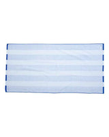 Carmel Towel Company Cabana Stripe Velour Beach Towel Carmel Towel Company