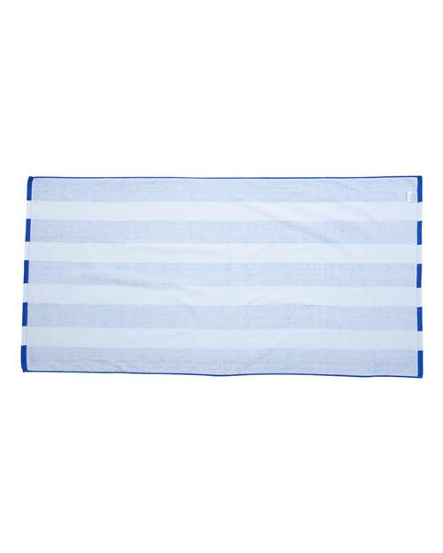 Carmel Towel Company Cabana Stripe Velour Beach Towel