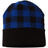 CAP AMERICA Men's USA-Made Plaid Beanie CAP AMERICA