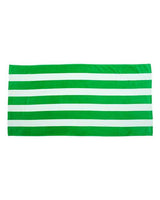 Carmel Towel Company Cabana Stripe Velour Beach Towel Carmel Towel Company