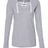 LAT Women's Fine Jersey Lace-Up Long Sleeve T-Shirt LAT