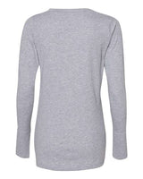 LAT Women's Fine Jersey Lace-Up Long Sleeve T-Shirt LAT