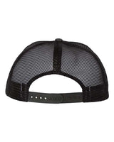Mega Cap Men's Flat Bill Six-Panel Trucker Cap Mega Cap