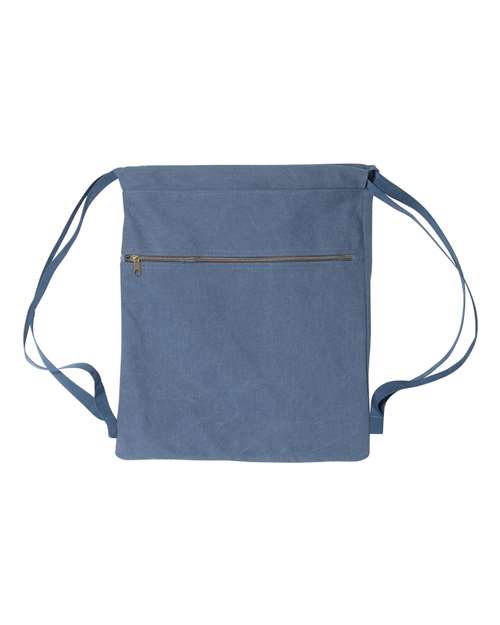 Liberty Bags Pigment-Dyed Canvas Drawstring Bag Liberty Bags
