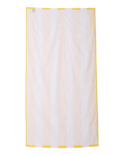 Carmel Towel Company Cabana Stripe Velour Beach Towel