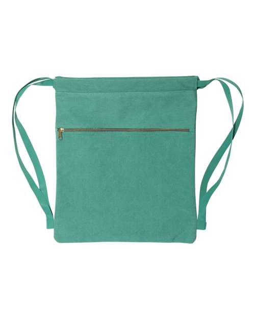 Liberty Bags Pigment-Dyed Canvas Drawstring Bag Liberty Bags