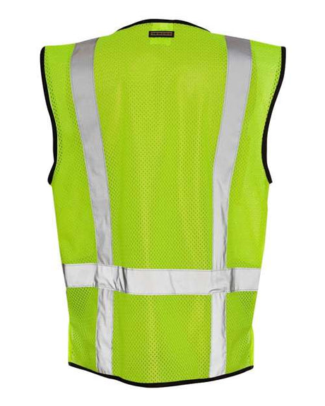 Kishigo Black Bottom Mesh Class 2 Vest Kishigo