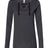 LAT Women's Fine Jersey Lace-Up Long Sleeve T-Shirt LAT