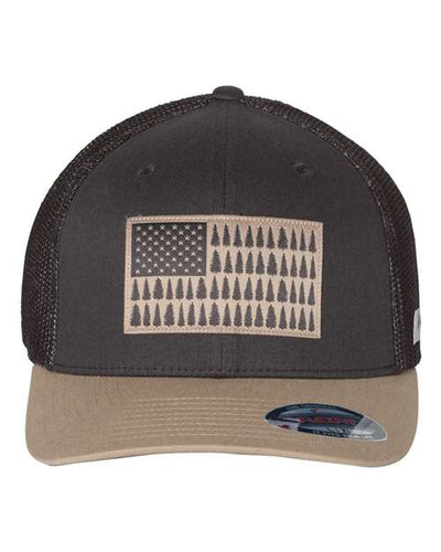 Columbia Men's PFG Tree Flag Mesh Flexfit Men's Cap