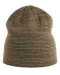 Atlantis Headwear Sustainable Reflective Beanie Atlantis Headwear