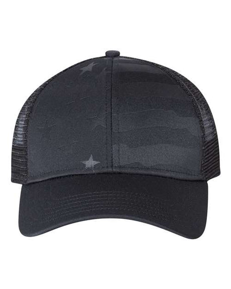 Outdoor Cap Debossed Stars and Stripes Mesh-Back Cap Outdoor Cap