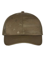 Outdoor Cap Debossed Stars and Stripes Mesh-Back Cap Outdoor Cap