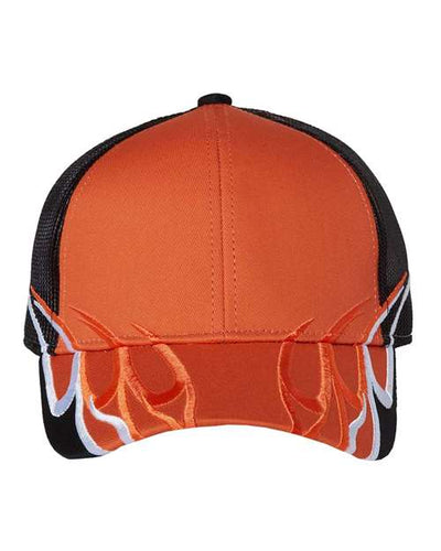 Outdoor Cap Flame Mesh-Back Cap