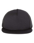Mega Cap Foam Front Flat Bill Trucker Cap Mega Cap