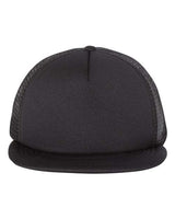 Mega Cap Foam Front Flat Bill Trucker Cap Mega Cap
