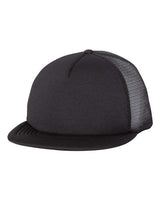 Mega Cap Foam Front Flat Bill Trucker Cap Mega Cap