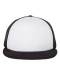Mega Cap Foam Front Flat Bill Trucker Cap Mega Cap