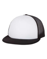 Mega Cap Foam Front Flat Bill Trucker Cap Mega Cap