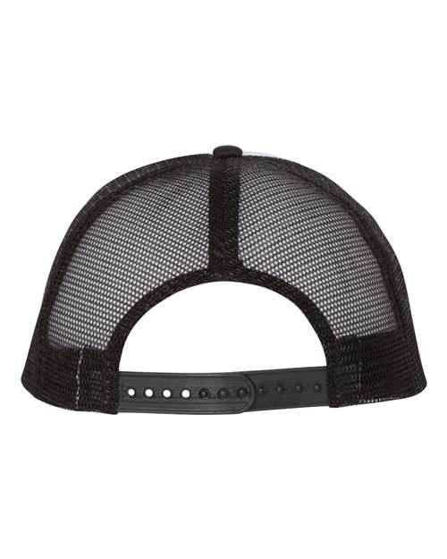 Mega Cap Foam Front Flat Bill Trucker Cap Mega Cap
