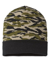 CAP AMERICA USA-Made Camo Cuffed Beanie CAP AMERICA