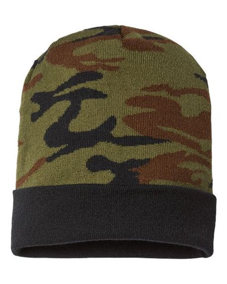 CAP AMERICA USA-Made Camo Cuffed Beanie CAP AMERICA