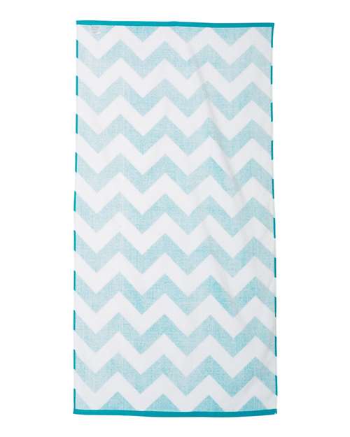 Carmel Towel Company Chevron Velour Beach Towel