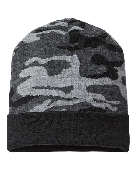 CAP AMERICA USA-Made Camo Cuffed Beanie CAP AMERICA