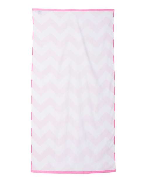 Carmel Towel Company Chevron Velour Beach Towel