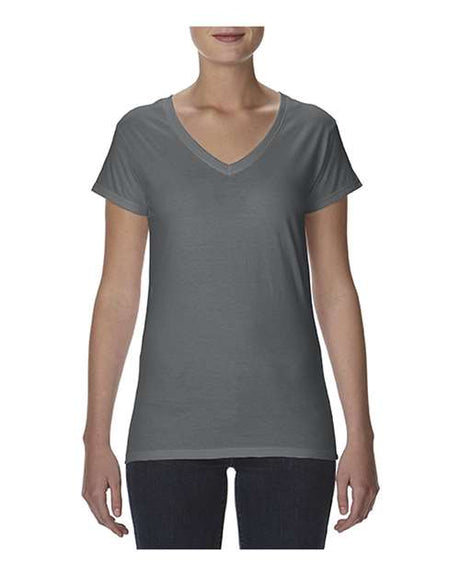 Anvil Women's Lightweight Fitted V-Neck T-Shirt Anvil