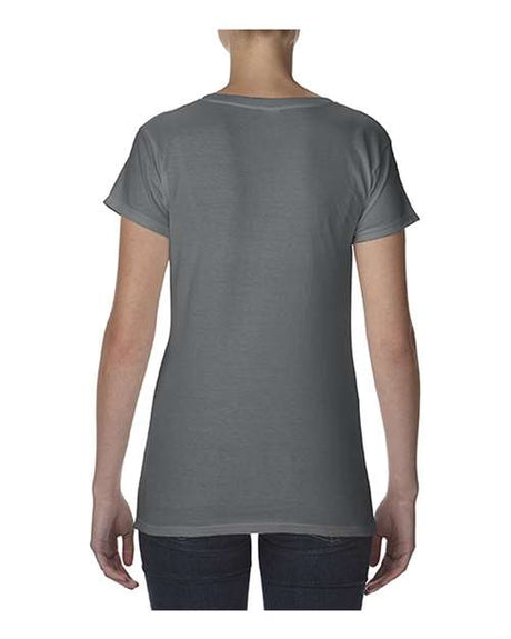 Anvil Women's Lightweight Fitted V-Neck T-Shirt Anvil