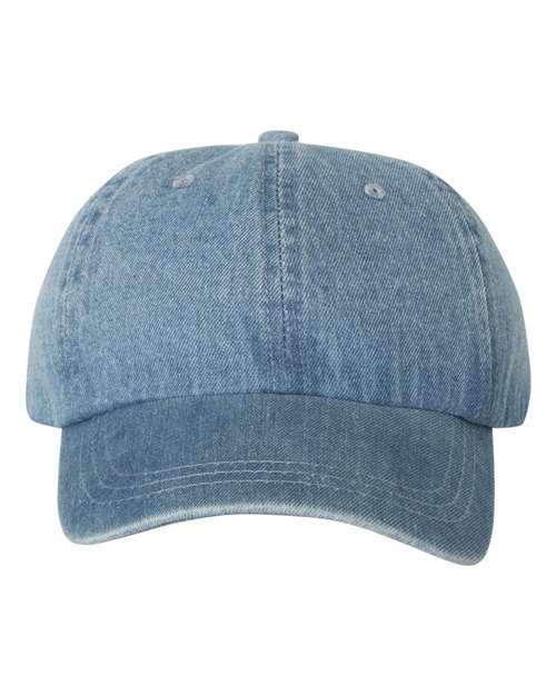 Mega Cap Washed Denim Cap