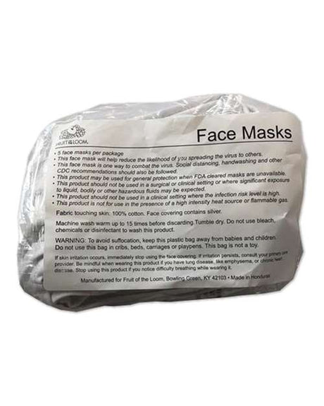 Fruit of the Loom Face Covering Fruit of the Loom