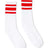 SOCCO USA-Made Striped Crew Socks SOCCO