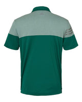Adidas Men's Heathered 3-Stripes Colorblock Polo Adidas