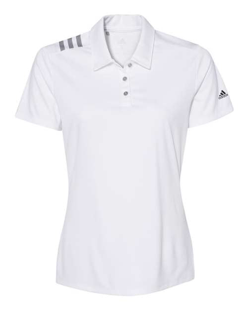 Adidas Women's 3-Stripes Shoulder Polo Adidas