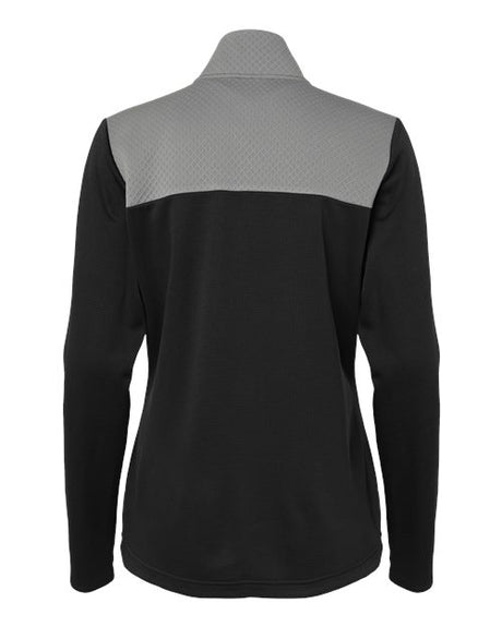 Adidas Women's Textured Mixed Media Full-Zip Jacket Adidas