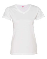 LAT Women's V-Neck Fine Jersey Tee LAT