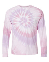 Dyenomite Unisex Spiral Tie-Dyed Long Sleeve T-Shirt Dyenomite