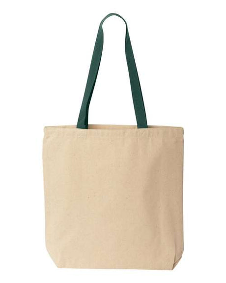 Liberty Bags Natural Tote with Contrast-Color Handles Liberty Bags
