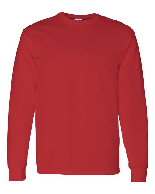 Gildan Men's Heavy Cotton 100% Cotton Long Sleeve T-Shirt. 5400 1 of 2 Gildan