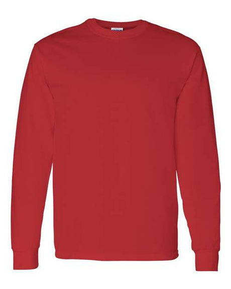 Gildan Men's Heavy Cotton 100% Cotton Long Sleeve T-Shirt. 5400 1 of 2 Gildan