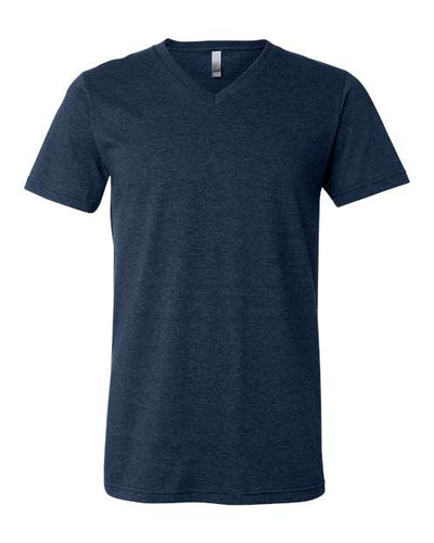 BELLA + CANVAS Men's Heather CVC V-Neck Tee 1 of 2