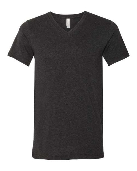 BELLA + CANVAS Men's Heather CVC V-Neck Tee 1 of 2 BELLA + CANVAS