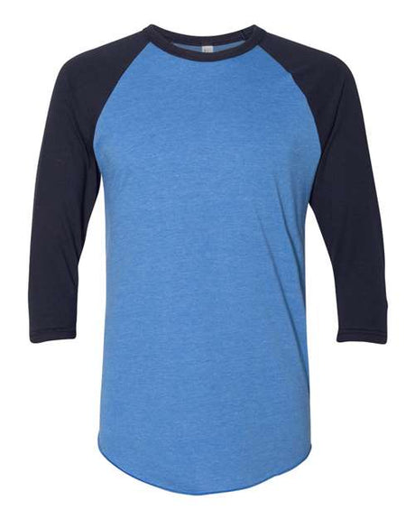 American Apparel Men's Poly-Cotton 3/4-Sleeve Raglan T-Shirt American Apparel