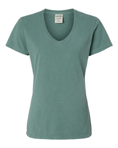 Hanes ComfortWash by Hanes Garment-Dyed Women's V-Neck T-Shirt Hanes