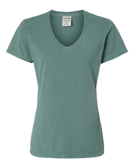 Hanes ComfortWash by Hanes Garment-Dyed Women's V-Neck T-Shirt Hanes