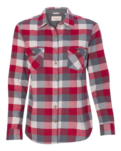 Weatherproof Women's Vintage Brushed Flannel Long Sleeve Shirt Weatherproof