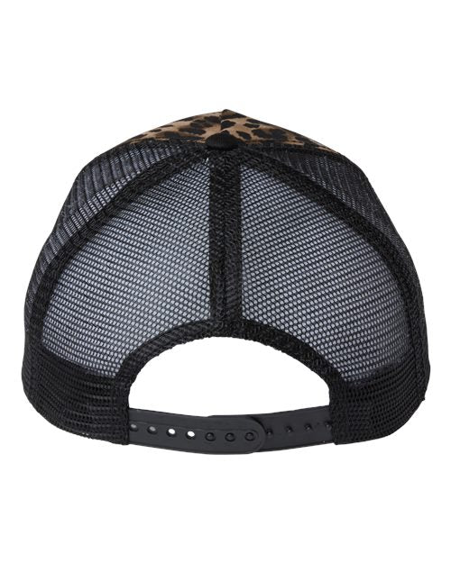 Mega Cap Leopard Fashion Trucker Cap Mega Cap