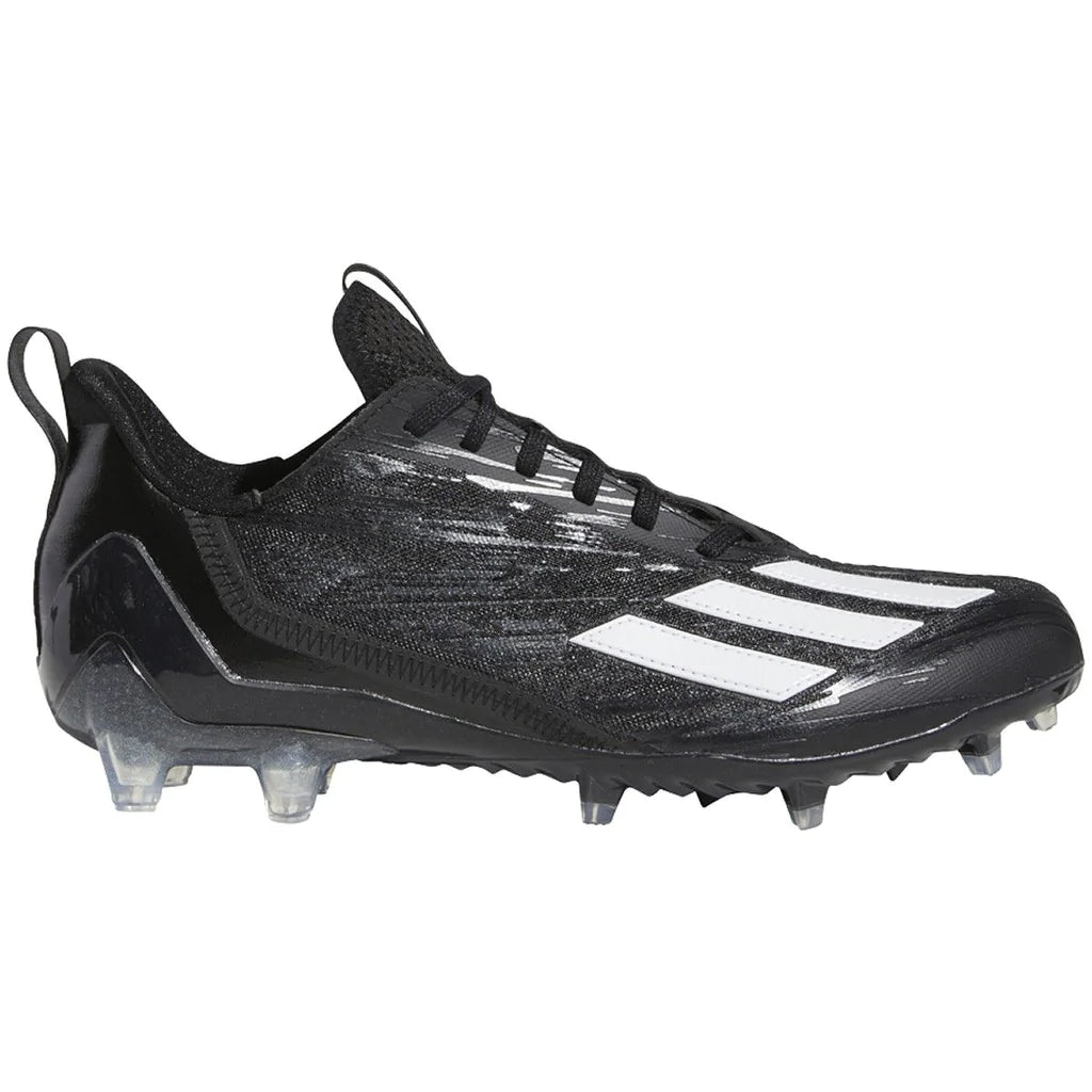 Adidas Men s Adizero Football Cleats Size 8 Black White