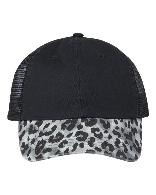 Mega Cap Leopard Fashion Trucker Cap Mega Cap